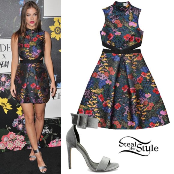 ERDEM Dresses & Skirts - Erdem x H&M Floral Jacquard Cutout Mini Dress